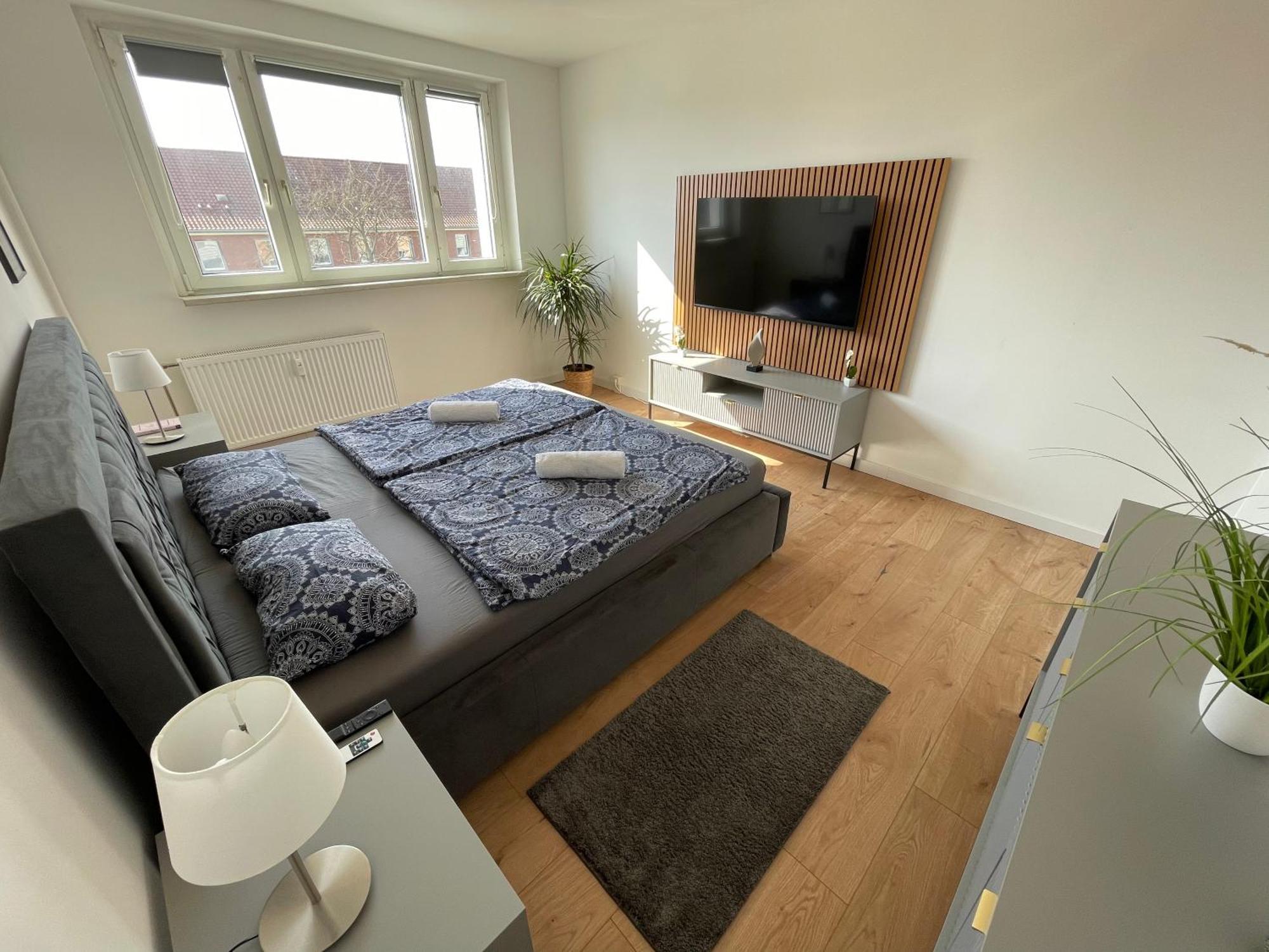 Modernes Apartment/Naehe Zentrum Magdeburg Luaran gambar